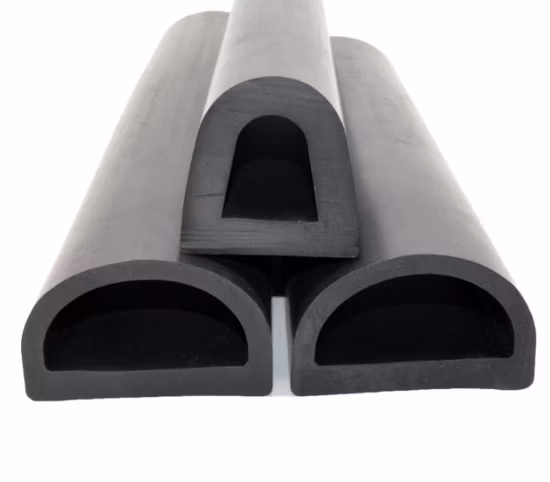 D Type Boat EPDM Rubber Marine Fender Boat Dock Bumpers
