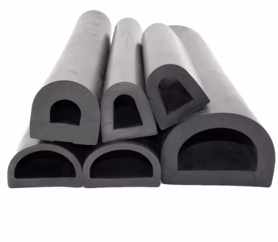 D Type Boat EPDM Rubber Marine Fender Boat Dock Bumpers